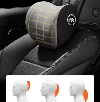 Car Headrest Neck and Waist Pillow
