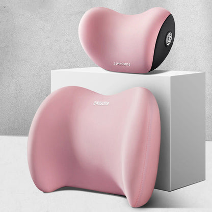 Car Headrest Neck and Waist Pillow